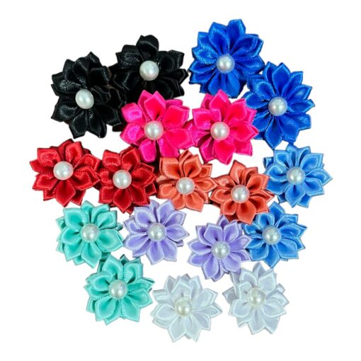 Par de Laços Flor para Cachorro