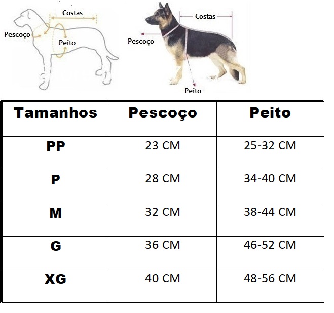 Coleira Peitoral Dog com Guia para Cachorro - Elite Moda Pet