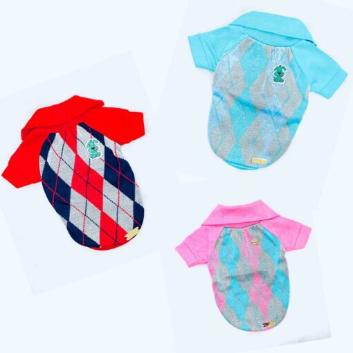 Suéter Jacquard de Tricô para Cachorro