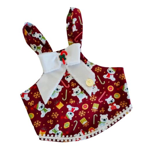 Salopete Urso Polar para Cachorro